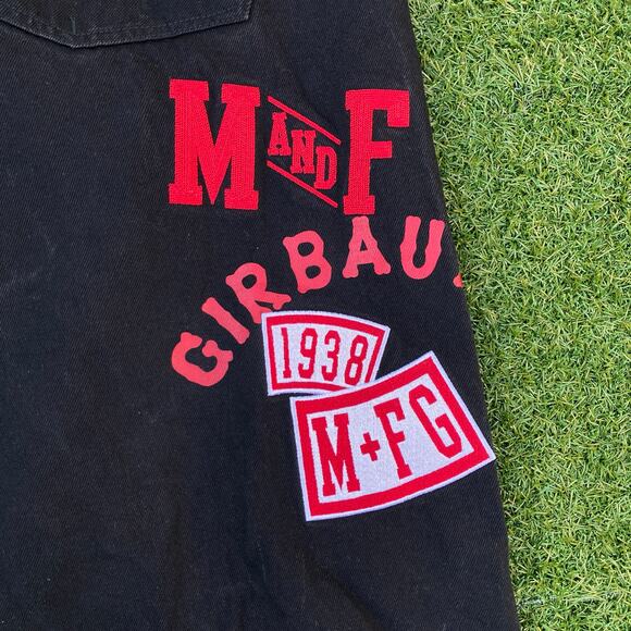 Le Jean De Marithe Francois Girbaud Men's Y2K Vintage Embroidered Black Jeans 40 - Picture 6 of 7